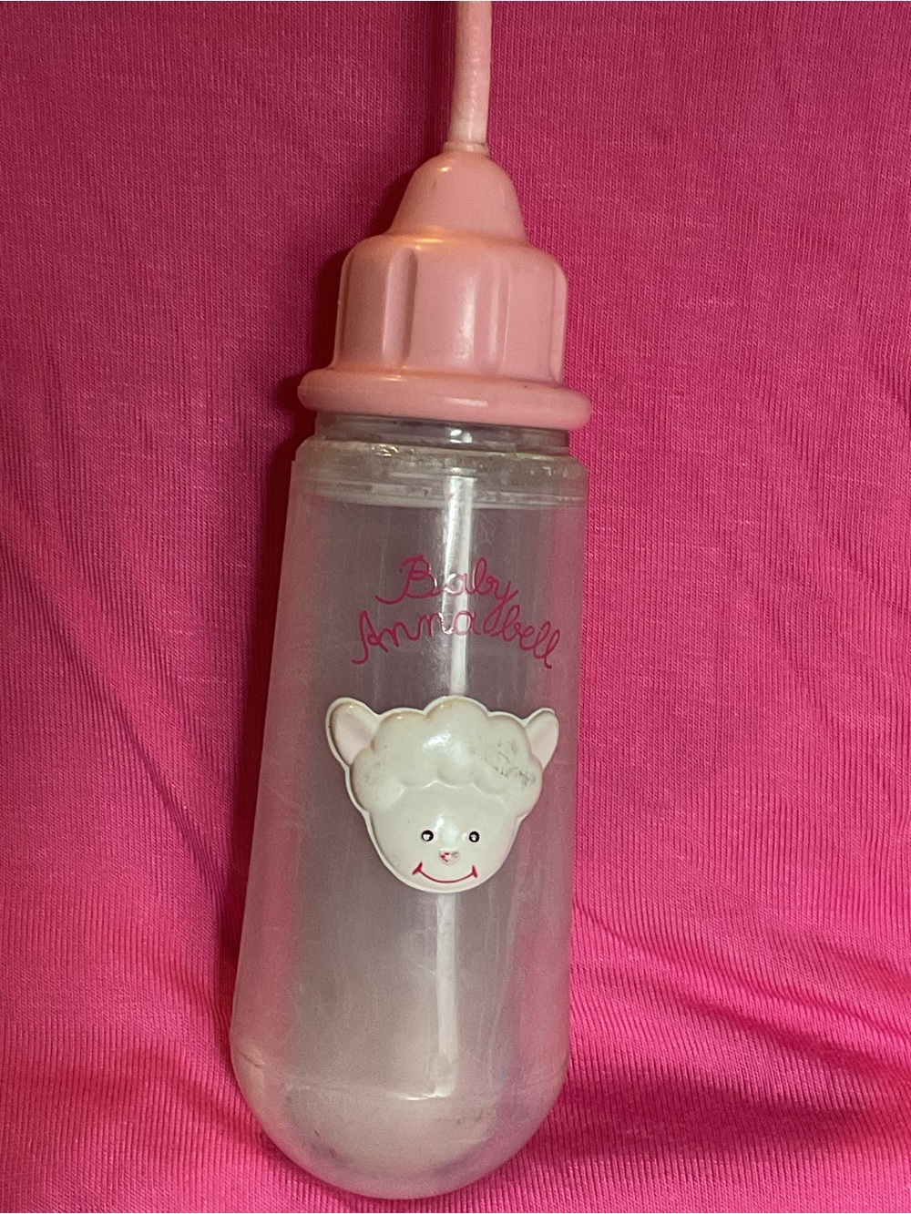 VTG 2002 BABY ANNABELLE BOTTLE BABY LAMB ALITTLE MILK